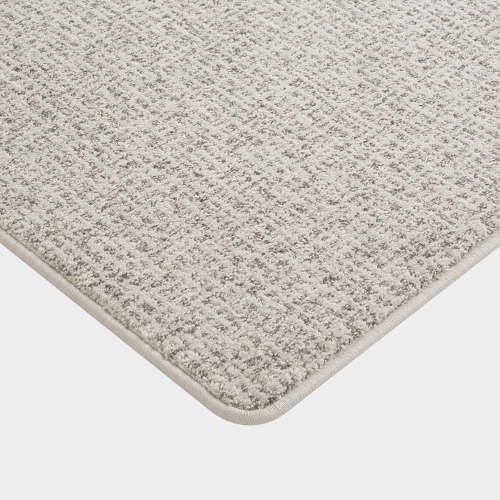 Custom Grey Micro-Crosshatch Area Rug 160cm