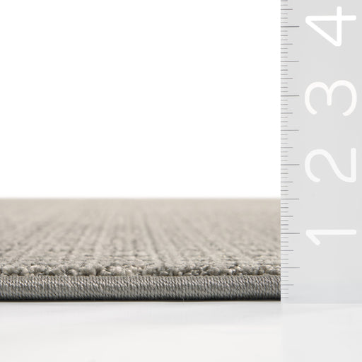 Custom Grey Micro-Crosshatch Area Rug