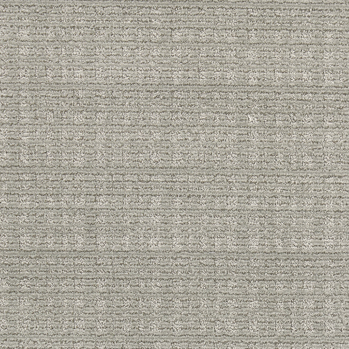 Custom Grey Micro-Crosshatch Area Rug