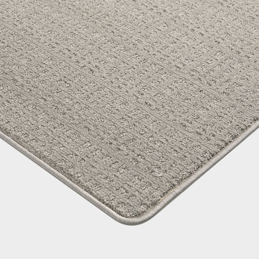 Custom Grey Micro-Crosshatch Area Rug 50x80 cm