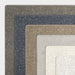 Custom Grey Mottled Area Rug With Stain Protection