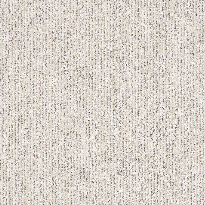 Custom Grey Ribbed Area Rug 50x80 cm