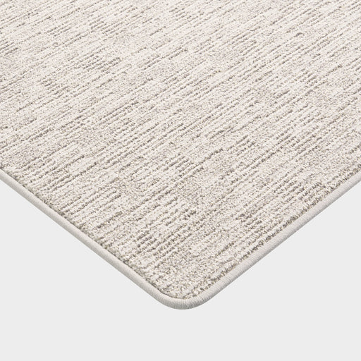 Custom Grey Ribbed Area Rug 50x80 cm