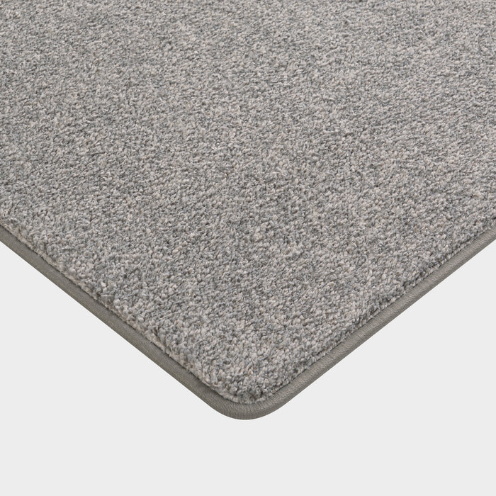 Custom Grey Tweed Rug with Stain Protection