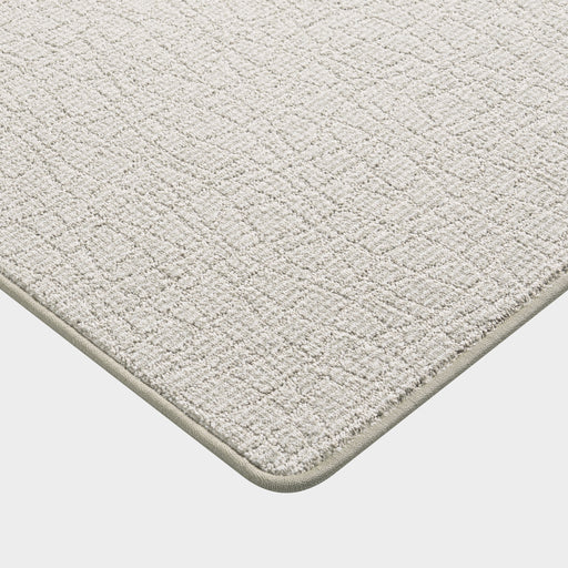 Custom Grey Wavy Ridged Area Rug 50x80 Centimeter