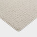 Custom Light Beige Checked Rug for Pets and Kids