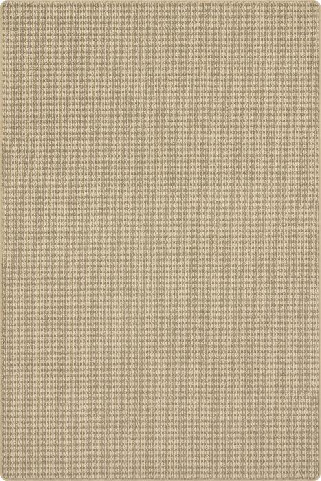 Custom Light Brown Looped Area Rug 50x80 cm