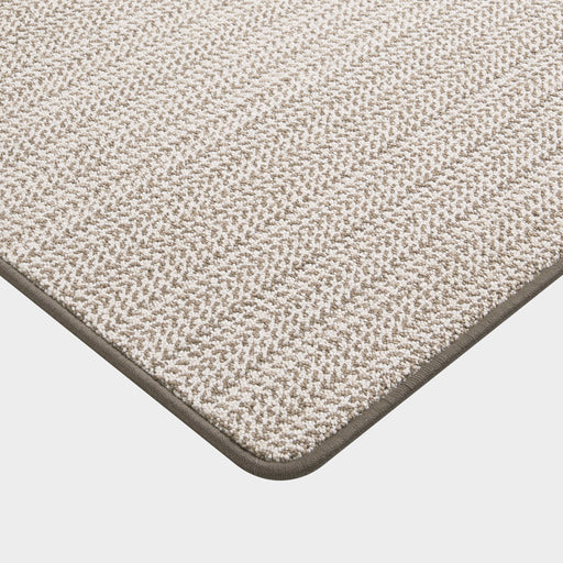 Custom Light Brown Micro Chevron Area Rug 50x60 cm