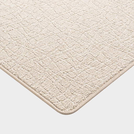 Custom Light Brown Wavy Ridged Area Rug 150cm