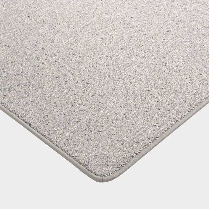 Custom Light Grey Bittern Speckled Area Rug 50x60 cm