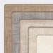 Custom Light Grey Crosshatch Area Rug 50 cm x 70 cm