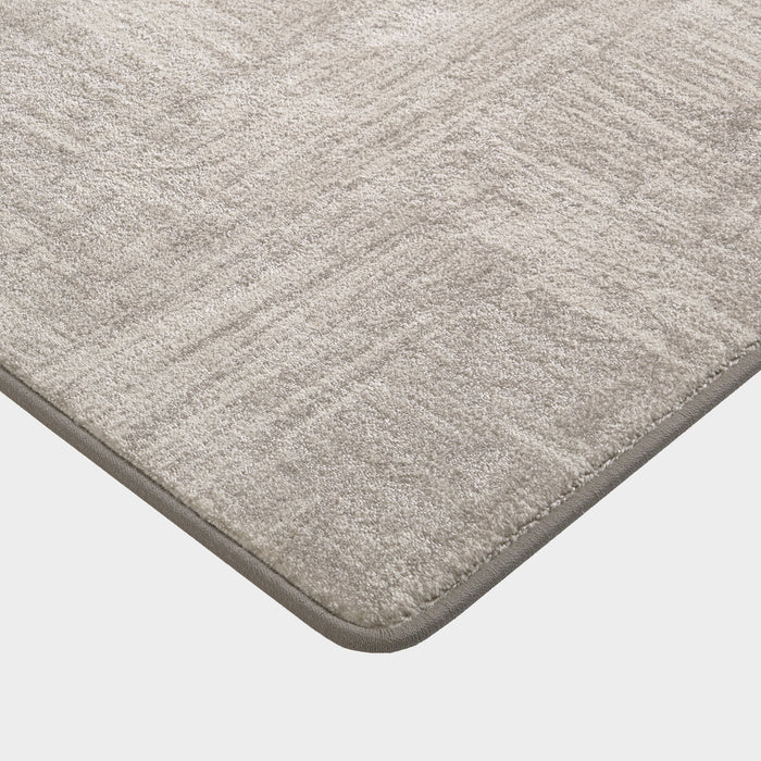 Custom Light Grey Crosshatch Area Rug 50 cm x 70 cm