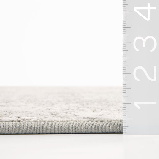 Custom Light Grey Mottled Area Rug 150x200 cm