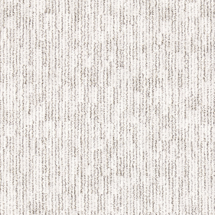 Custom Light Grey Ribbed Area Rug 137x183 cm