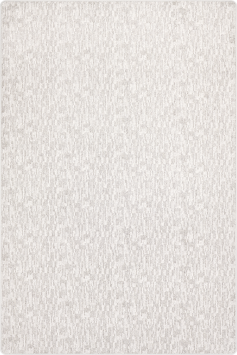 Custom Light Grey Ribbed Area Rug 137x183 cm