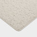 Custom Mottled Area Rug Off White with Pet Protection