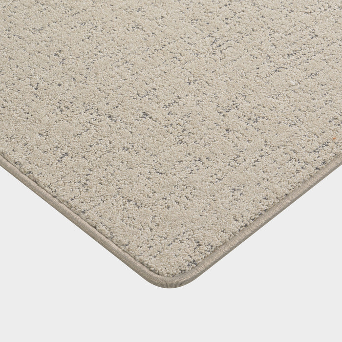 Custom Mottled Beige Area Rug With Pet Protection