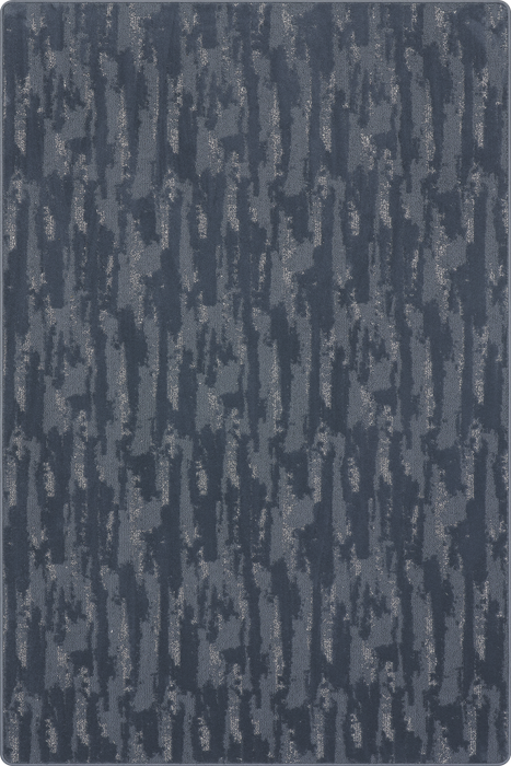 Custom Navy Mottled Area Rug for Pets and Kids