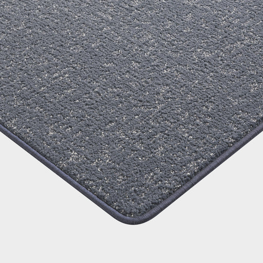 Custom Navy Mottled Rug with Stain Protection 50-60 cm