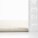 Custom Off White Mottled Area Rug for Home Décor