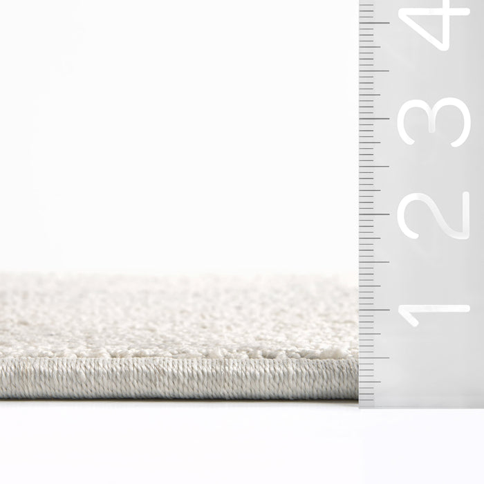 Custom Off White Speckled Area Rug 50x60 CM