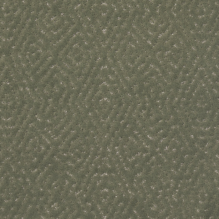 Custom Sage Green Micro-Diamond Rug with Stain Protection