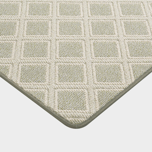 Custom Sage Green Trellis Area Rug for Your Home