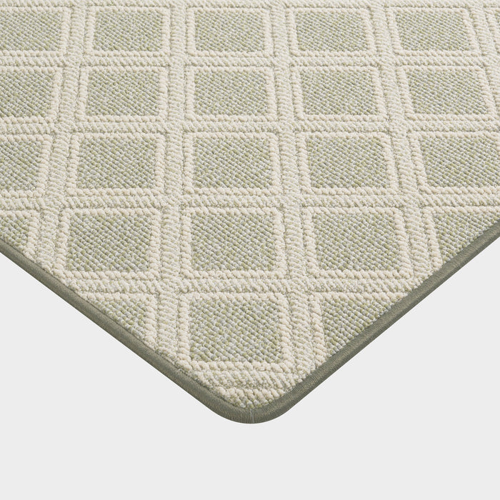 Custom Sage Green Trellis Area Rug for Your Home