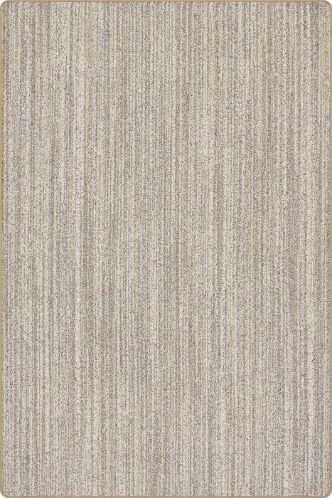 Custom Striped Area Rug In Winter Oak Design