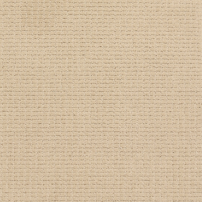 Custom Tan Micro-Checked Area Rug 140x200 cm