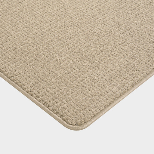 Custom Tan Micro-Checked Area Rug 140x200 cm