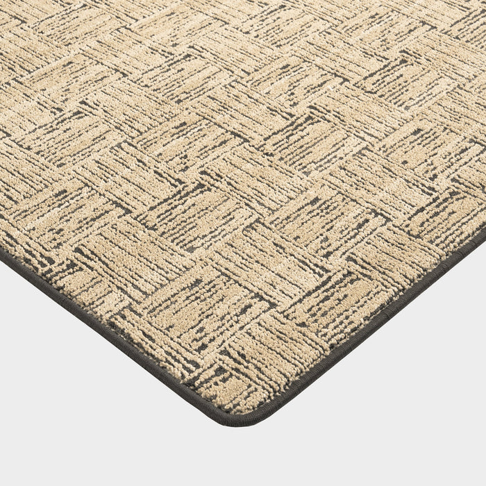 Custom Tan Tiled Area Rug Sample 50x50 Centimeter