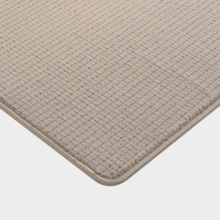 Custom Taupe Micro-Checked Area Rug 152 Cm x 244 Cm