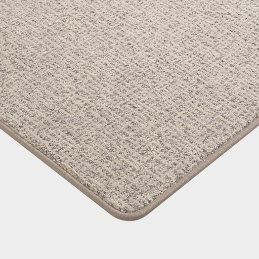 Custom Taupe Micro-Crosshatch Area Rug 50x80 cm