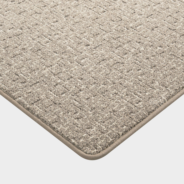 Customizable Geometric Area Rug in Light Brown