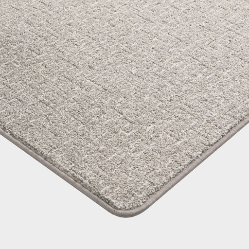 Customizable Grey Geometric Area Rug for Home Décor