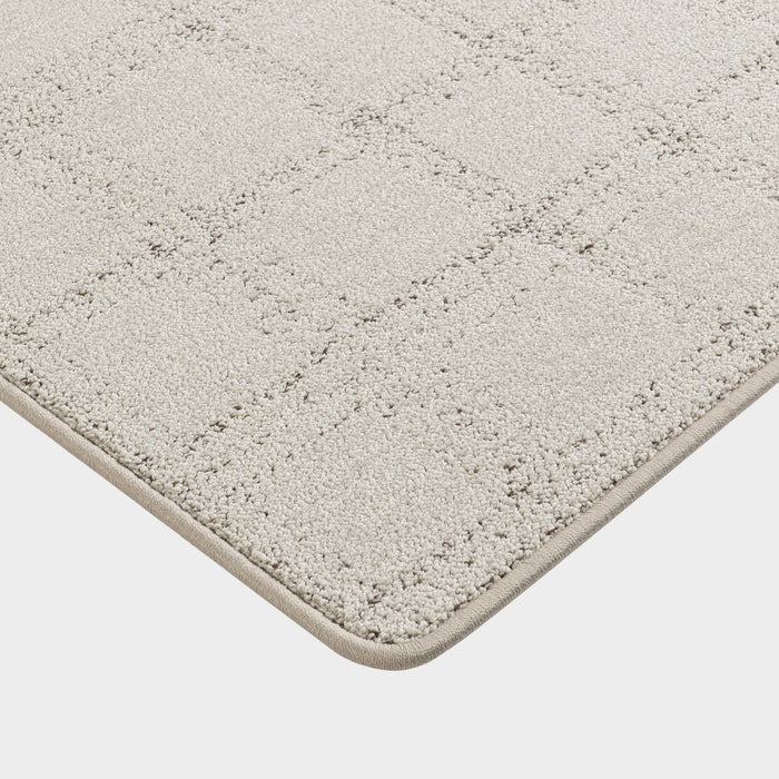 Customizable Lark Plaid Area Rug in Birch Color