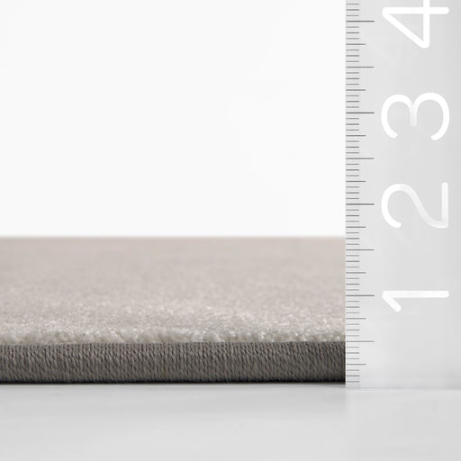 Customizable Light Grey Crosshatch Area Rug