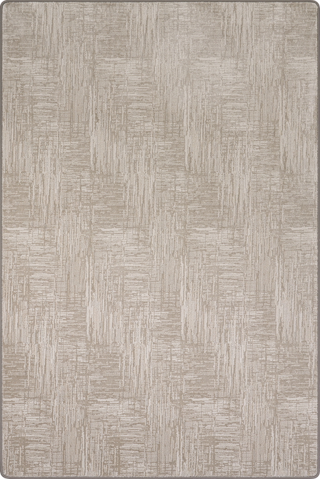 Customizable Light Grey Crosshatch Area Rug