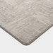 Customizable Light Grey Crosshatch Area Rug