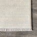 Dachshund Fringed Area Rug 80cm Beige