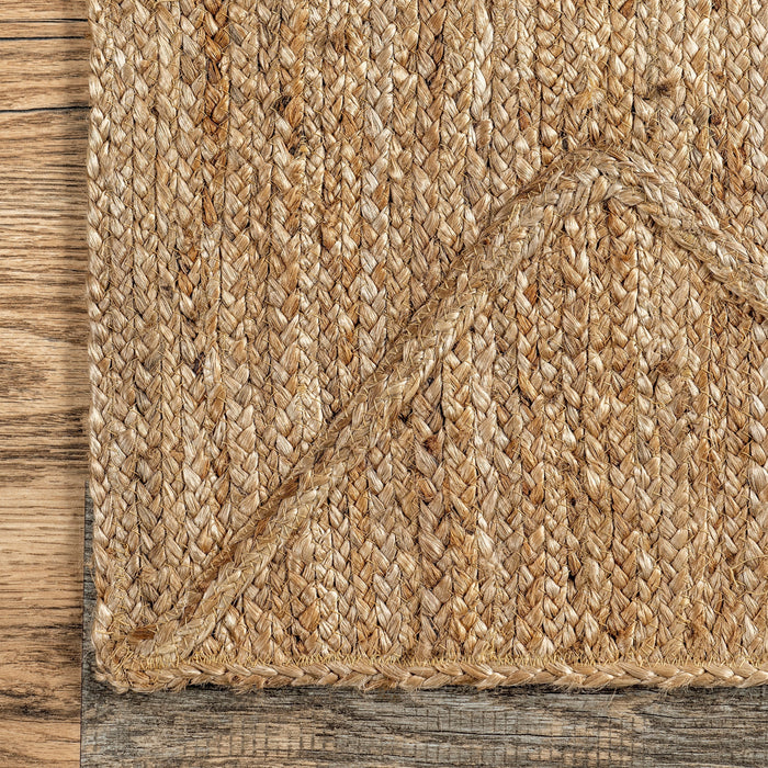 Dacia Natural Jute Trellis Area Rug 152x213 cm