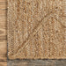 Dacia Natural Jute Trellis Area Rug 152x213 cm