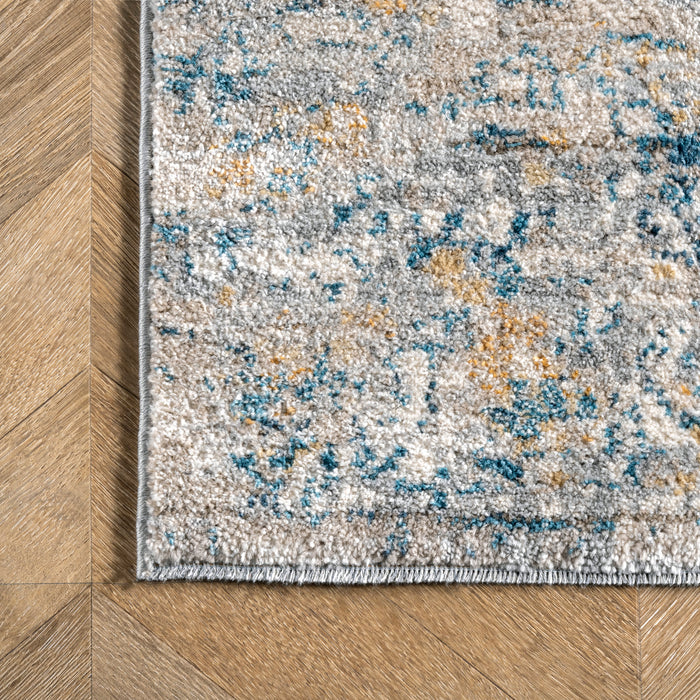 Dallas Vintage Medallion Area Rug 160x230 cm Blue