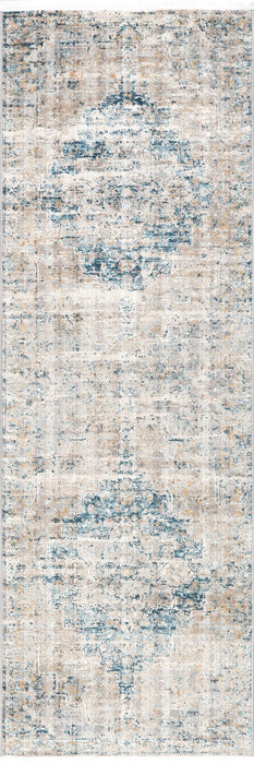 Dallas Vintage Medallion Area Rug 160x230 cm Blue