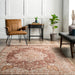 Daphne Medallion Area Rug 152 X 244 Centimeters Rust