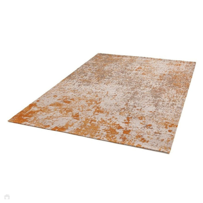 Dara Modern Abstract Durable Stain-Resistant Weatherproof Flatweave In-Outdoor Terracotta/Natural/Taupe Rug