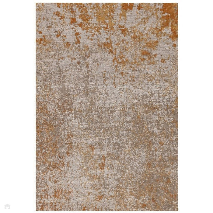 Dara Modern Abstract Durable Stain-Resistant Weatherproof Flatweave In-Outdoor Terracotta/Natural/Taupe Rug