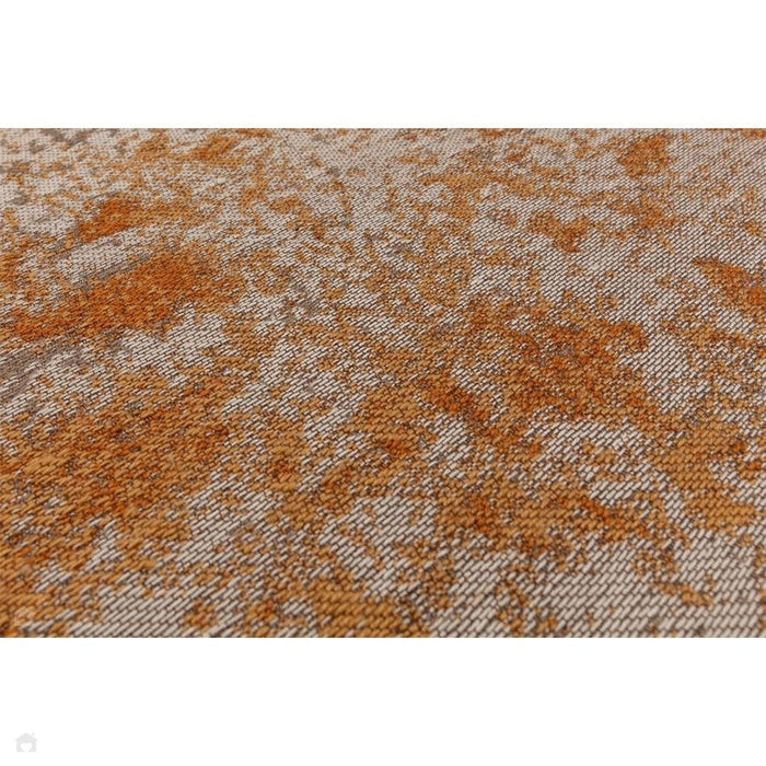 Dara Modern Abstract Durable Stain-Resistant Weatherproof Flatweave In-Outdoor Terracotta/Natural/Taupe Rug