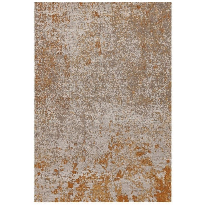 Dara Modern Abstract Durable Stain-Resistant Weatherproof Flatweave In-Outdoor Terracotta/Natural/Taupe Rug